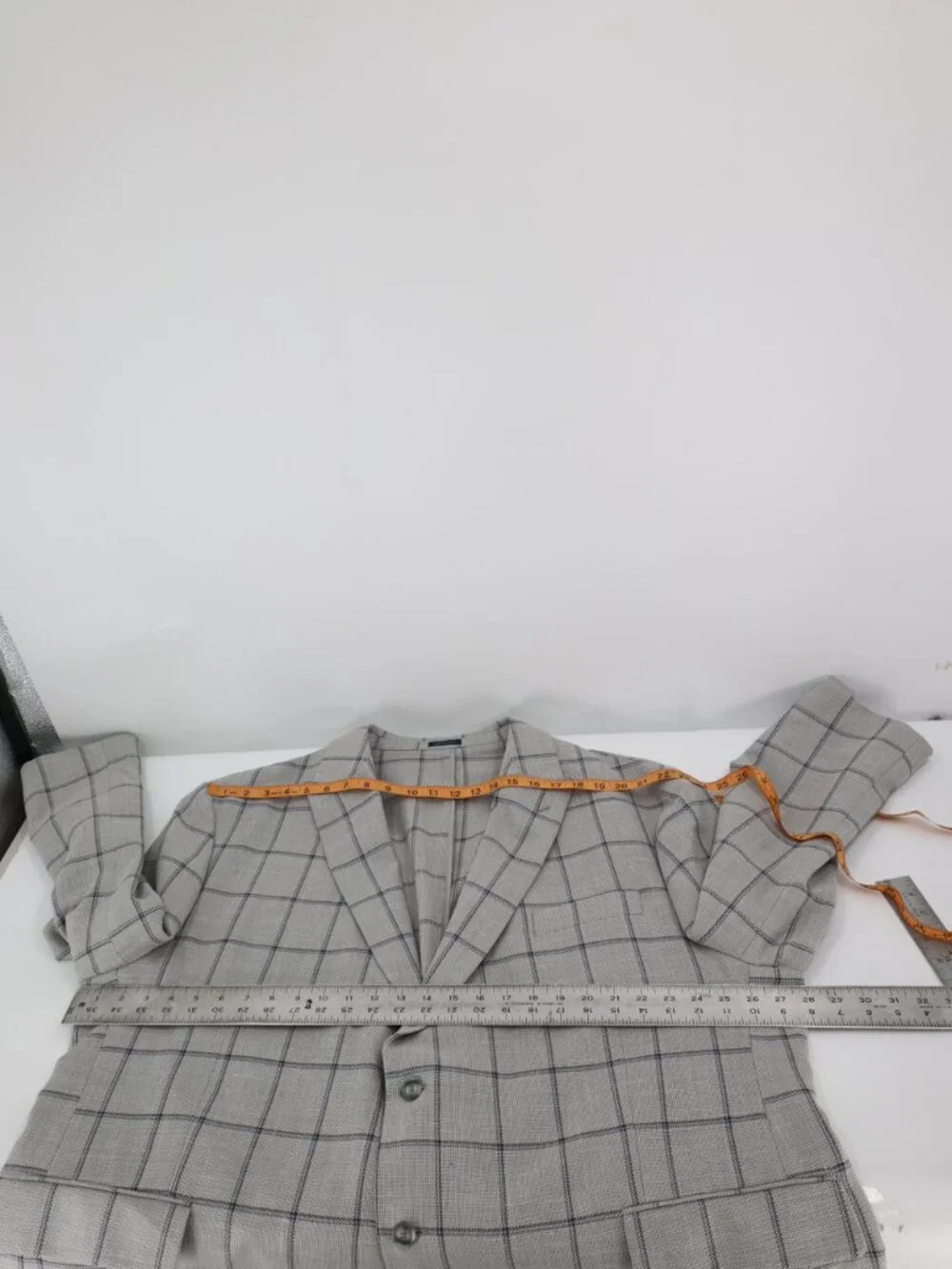 Stafford Sport Coat Mens 54 Big Short Seasonal Textures Wool Linen unstructured